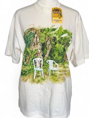 Bad Bunny DTMF Official World Tour 2026 white cotton t-shirt